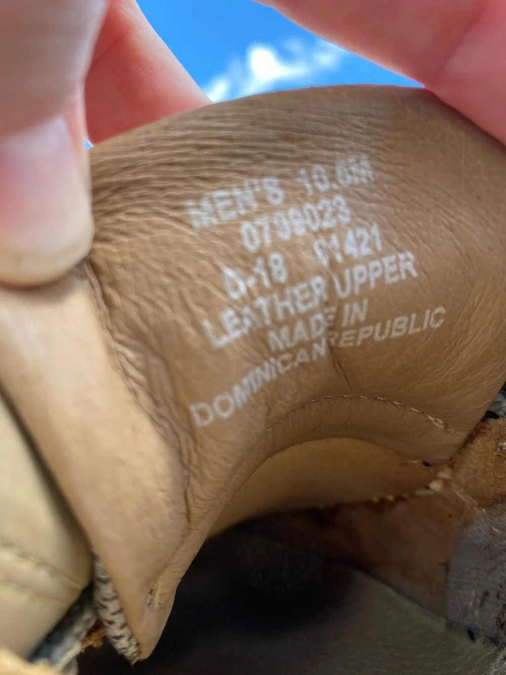 Sperry Light Brown/Tan Leather Boat Shoes